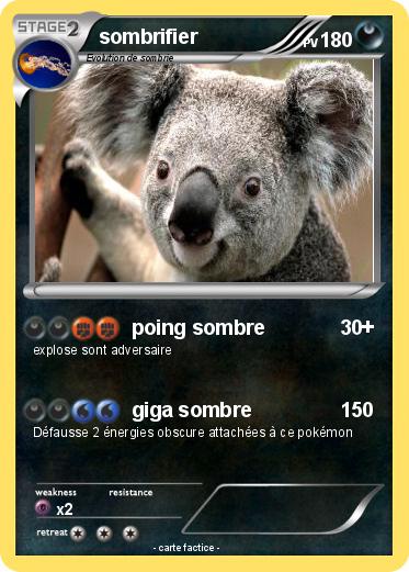 Pokemon sombrifier