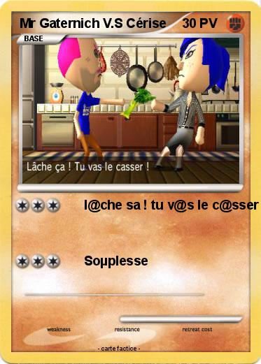 Pokemon Mr Gaternich V.S Cérise
