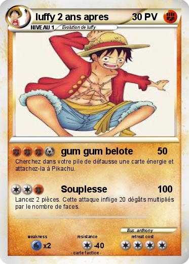Pokemon luffy 2 ans apres