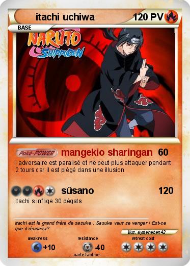 Pokemon itachi uchiwa