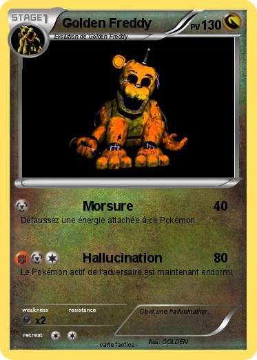 Pokemon Golden Freddy