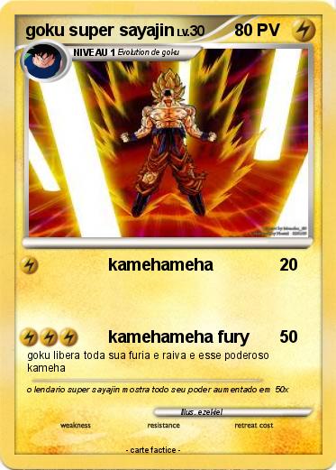 Pokemon goku super sayajin