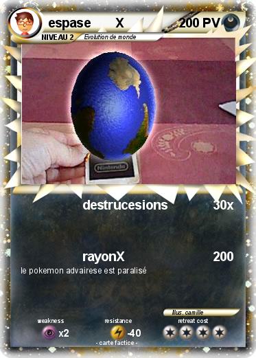Pokemon espase       X