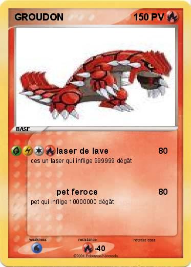 Pokemon GROUDON