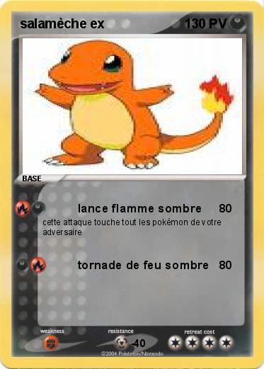 Pokemon salamèche ex