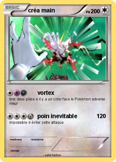 Pokemon créa main