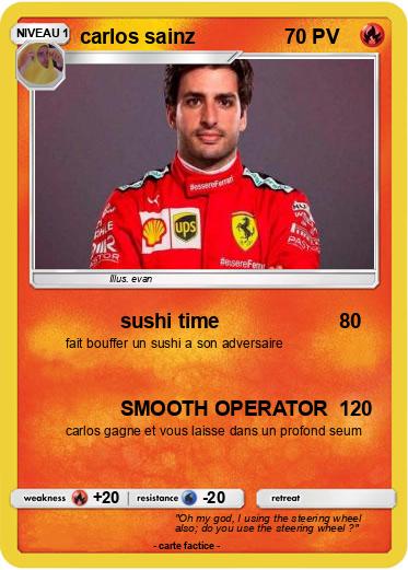 Pokemon carlos sainz
