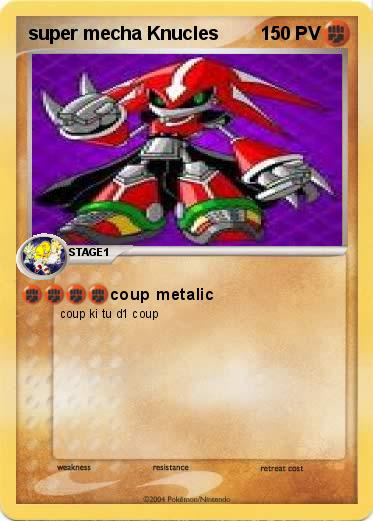 Pokemon super mecha Knucles