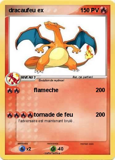 Pokemon dracaufeu ex