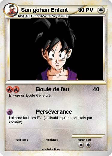 Pokemon San gohan Enfant