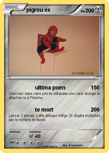 Pokemon pigrou ex