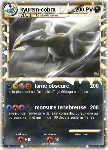 Pokemon kyurem-cobra