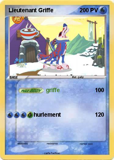 Pokemon Lieutenant Griffe