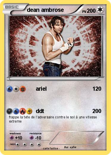 Pokemon dean ambrose