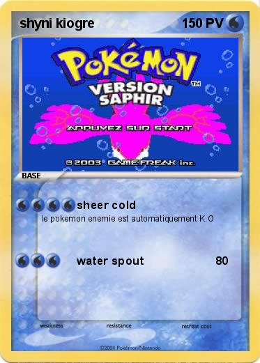 Pokemon shyni kiogre