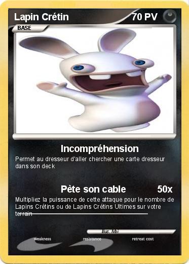 Pokemon Lapin Crétin