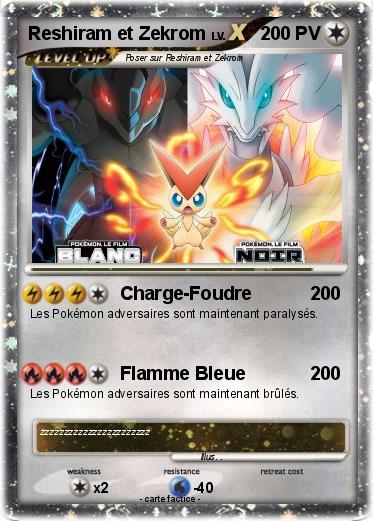 Pokemon Reshiram et Zekrom