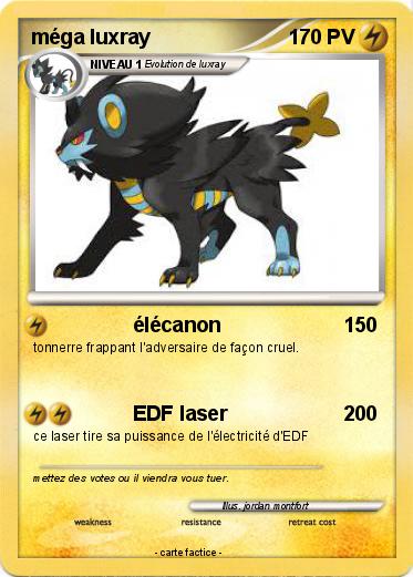 Pokemon méga luxray