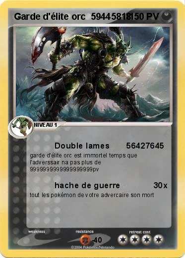 Pokemon Garde d'élite orc  59445818