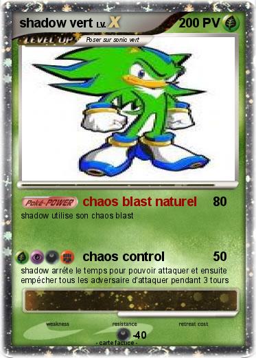 Pokemon shadow vert