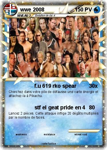 Pokemon wwe 2008