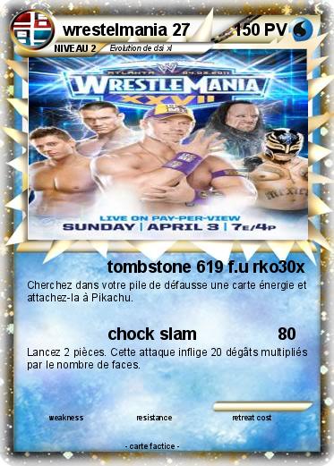 Pokemon wrestelmania 27