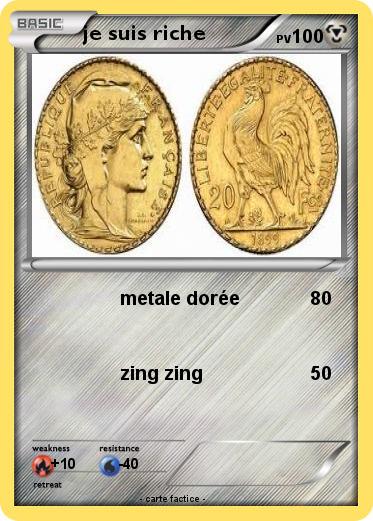 Pokemon je suis riche
