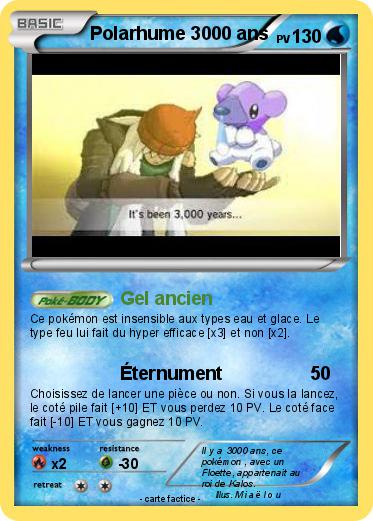 Pokemon Polarhume 3000 ans