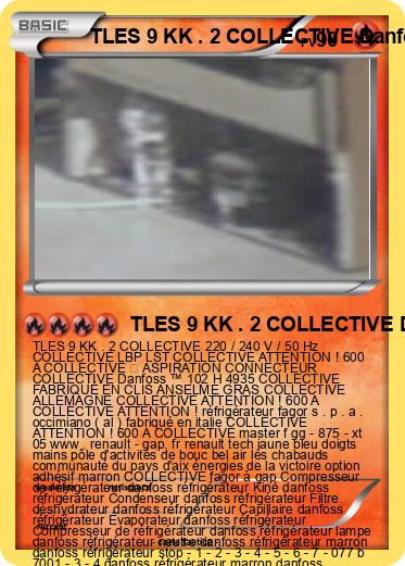 Pokemon TLES 9 KK . 2 COLLECTIVE Danfoss ™