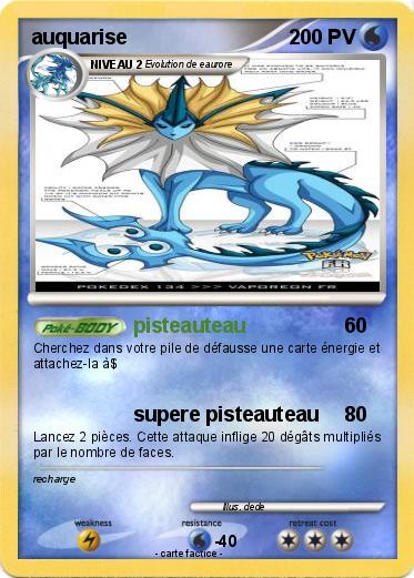 Pokemon auquarise
