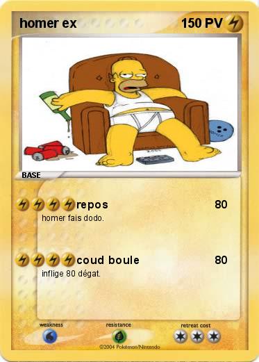 Pokemon homer ex