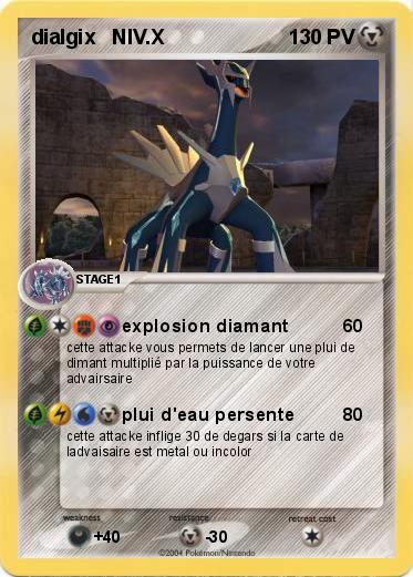Pokemon dialgix   NIV.X