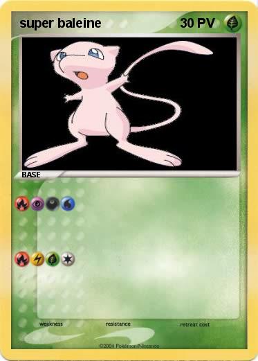 Pokemon super baleine
