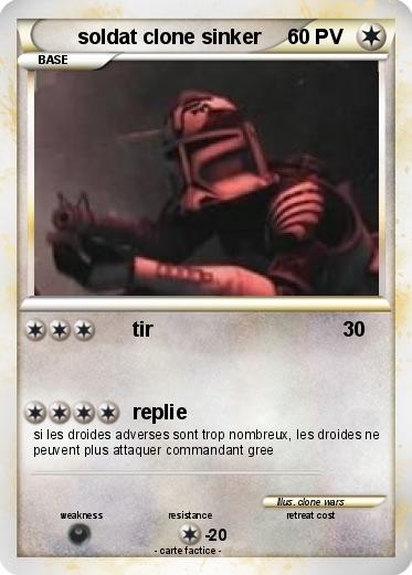 Pokemon soldat clone sinker