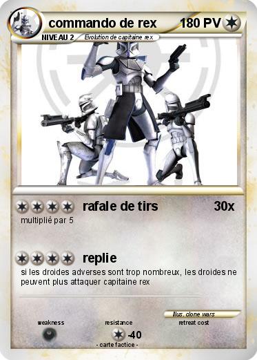 Pokemon commando de rex