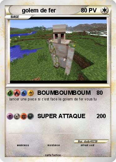 Pokemon golem de fer