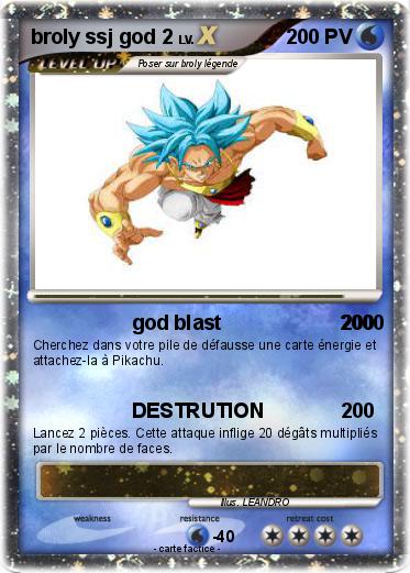 Pokemon broly ssj god 2