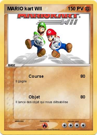 Pokemon MARIO kart WII