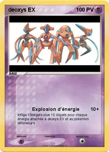 Pokemon deoxys EX