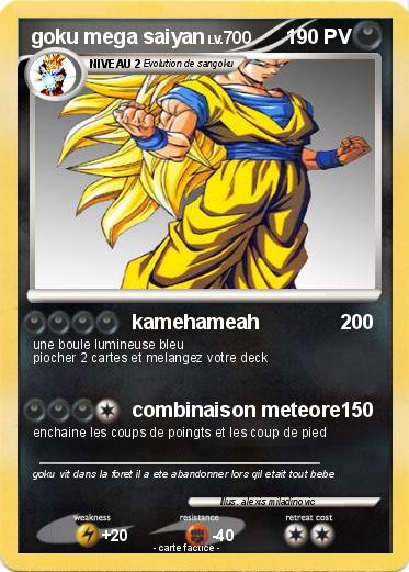 Pokemon goku mega saiyan