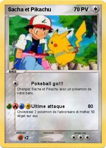 Pokemon Sacha et Pikachu