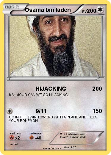 Pokemon Osama bin laden