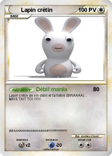 Pokemon Lapin crétin