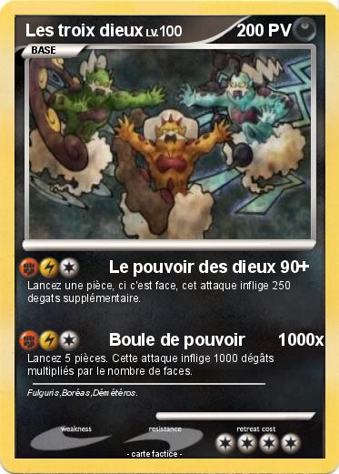 Pokemon Les troix dieux