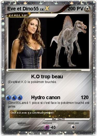 Pokemon Eve et Dino55