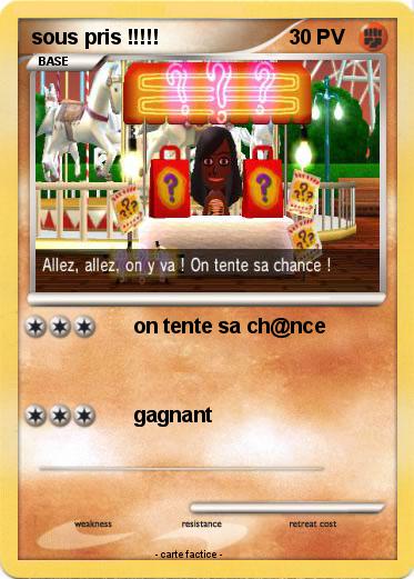 Pokemon sous pris !!!!!