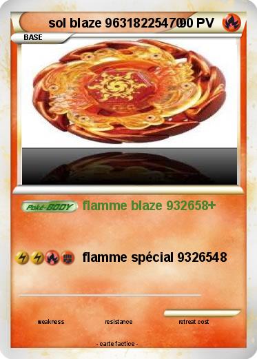 Pokemon sol blaze 96318225470