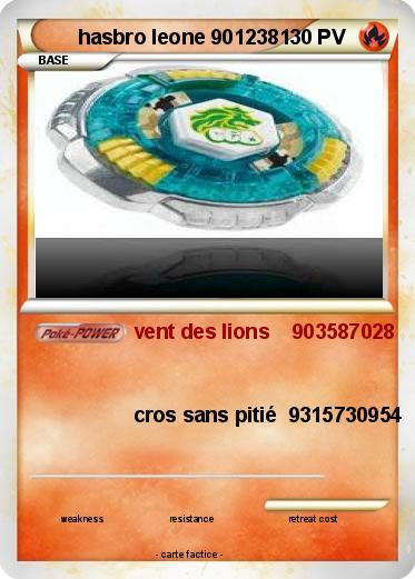 Pokemon hasbro leone 9012381