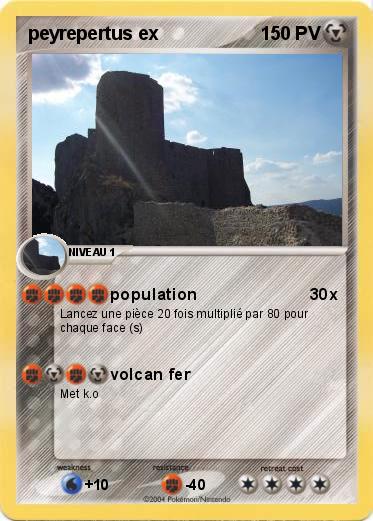 Pokemon peyrepertus ex