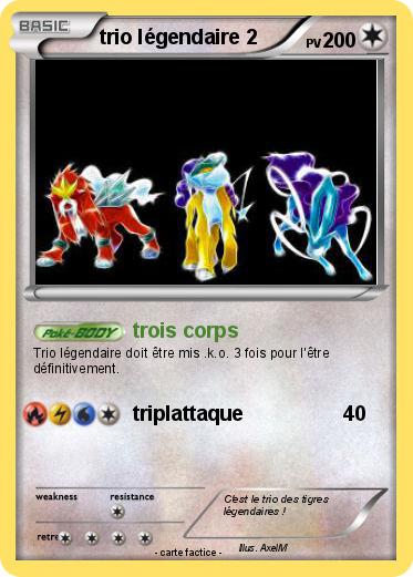 Pokemon trio légendaire 2